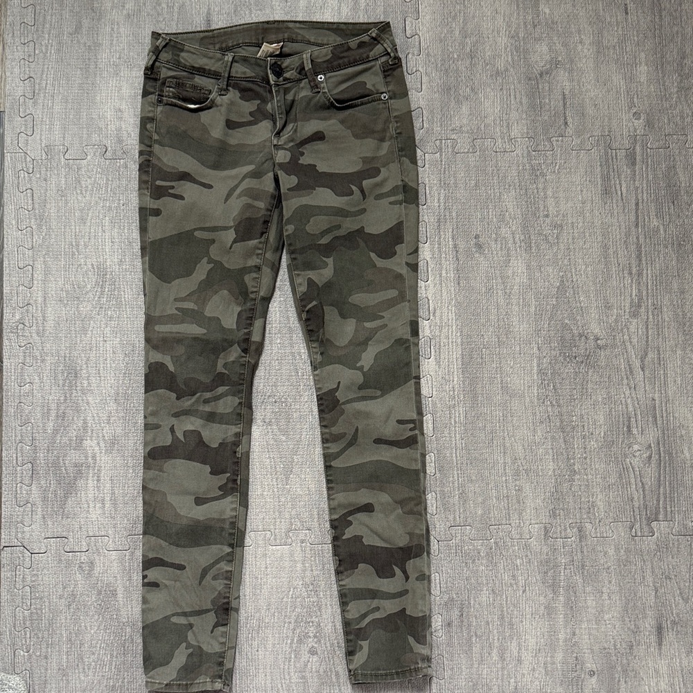 True Religion Camouflage Denim Pants